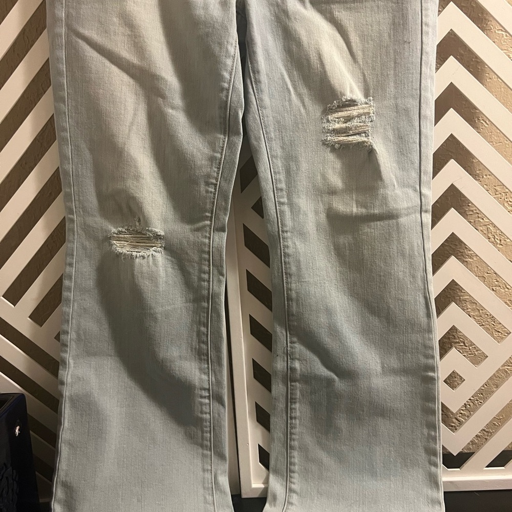 American Eagle Outfitters Men's Light Blue Skinny Jeans - Picture 4 of 4